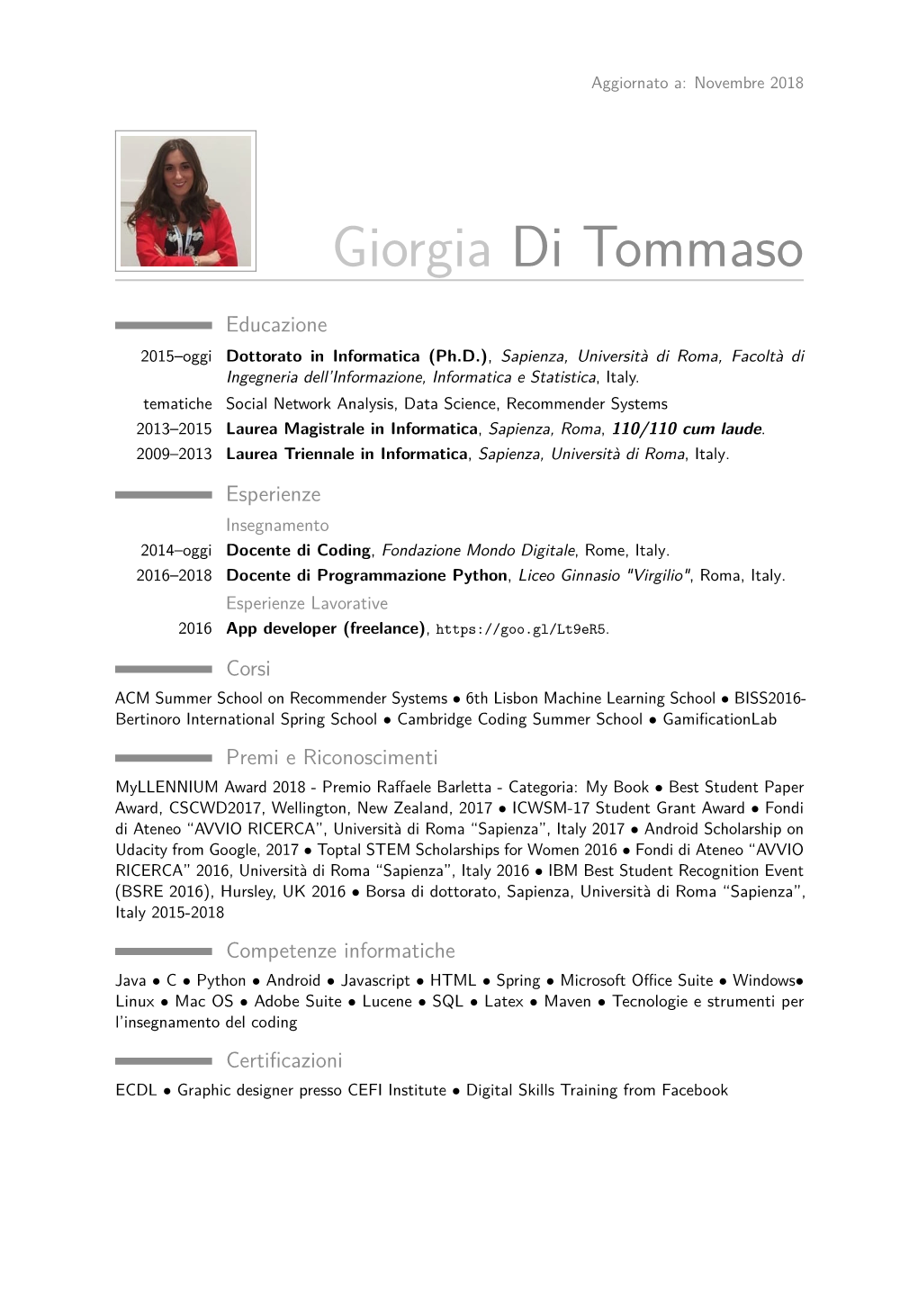 Giorgia Di Tommaso –