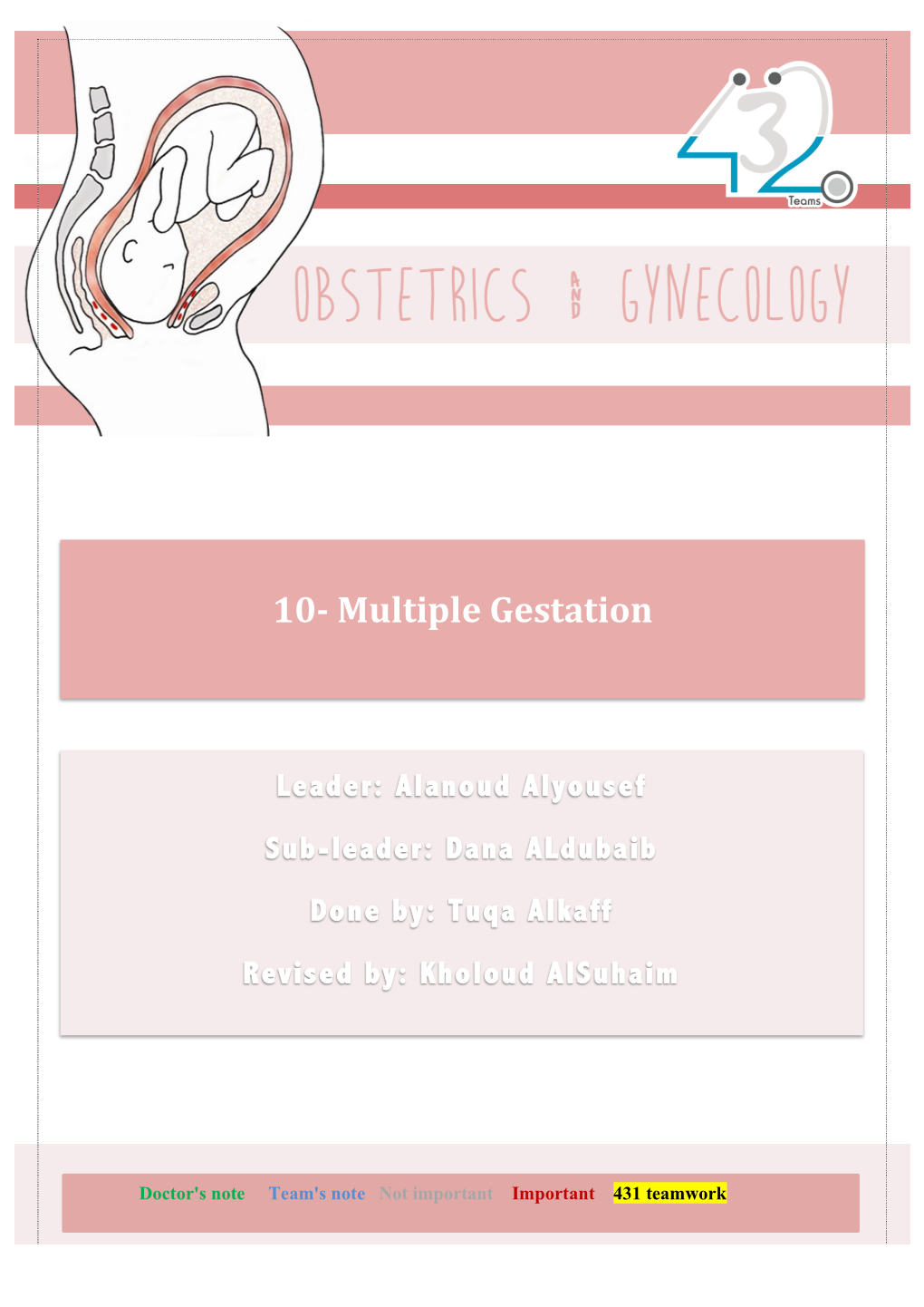 10-‐ Multiple Gestation