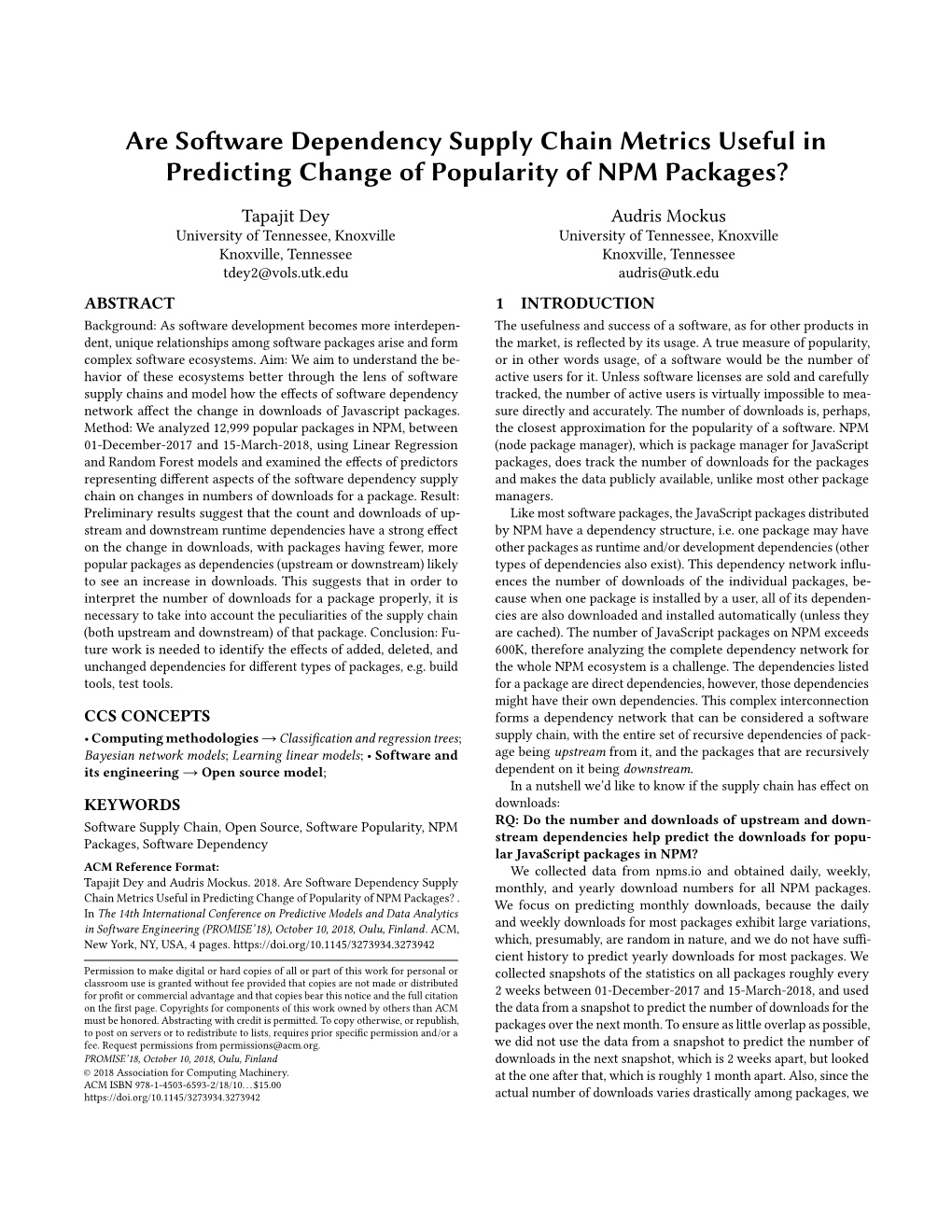 Are Software Dependency Supply Chain Metrics Useful in Predicting Change of Popularity of NPM Packages?