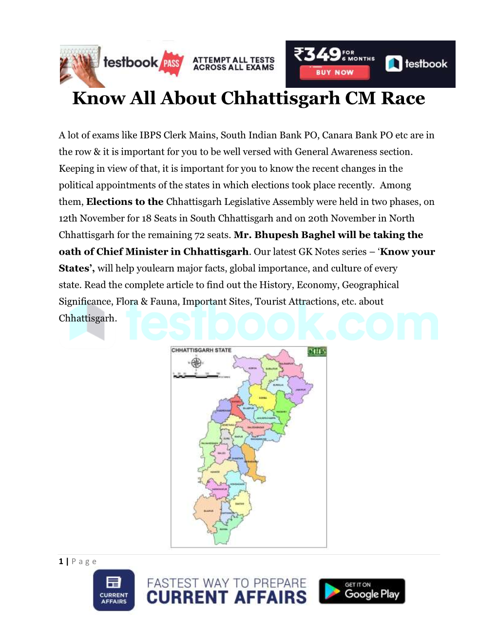 Know All About Chhattisgarh CM Race