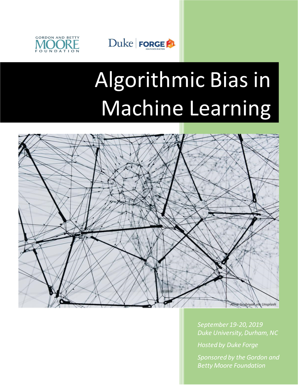 Algorithmic Bias in Machine Learning