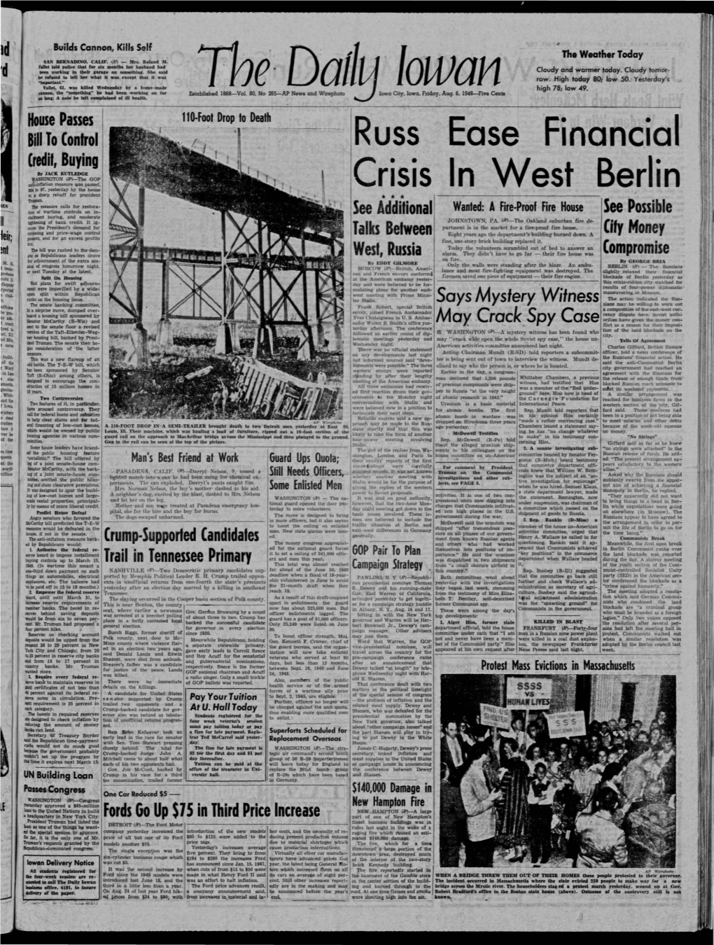 Daily Iowan (Iowa City, Iowa), 1948-08-06