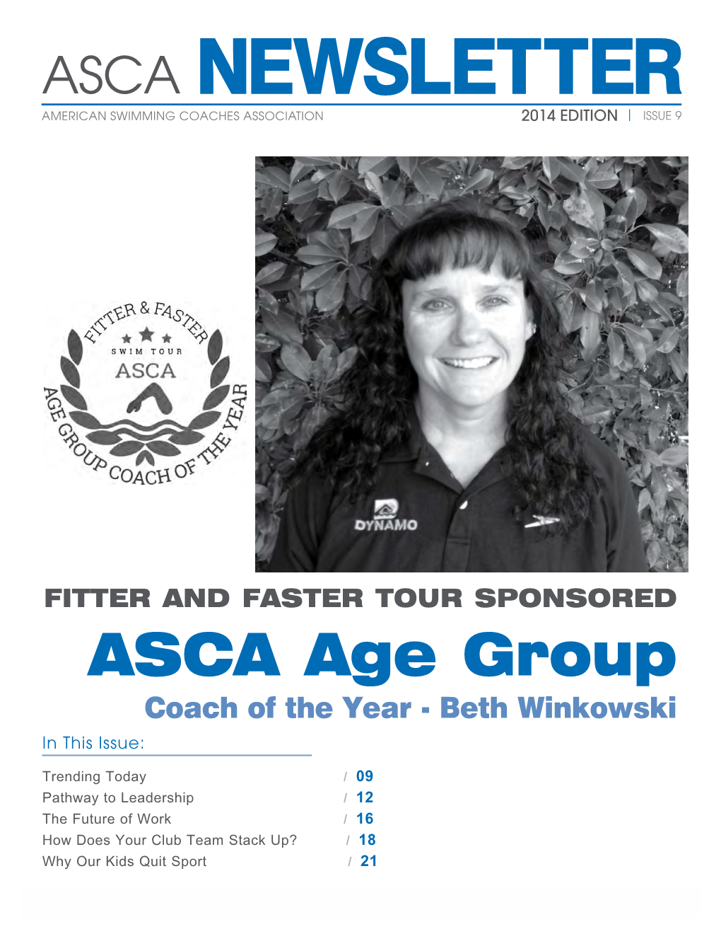 ASCA Newsletter American Swimming Coaches Association 2014 Edition | Issue 9