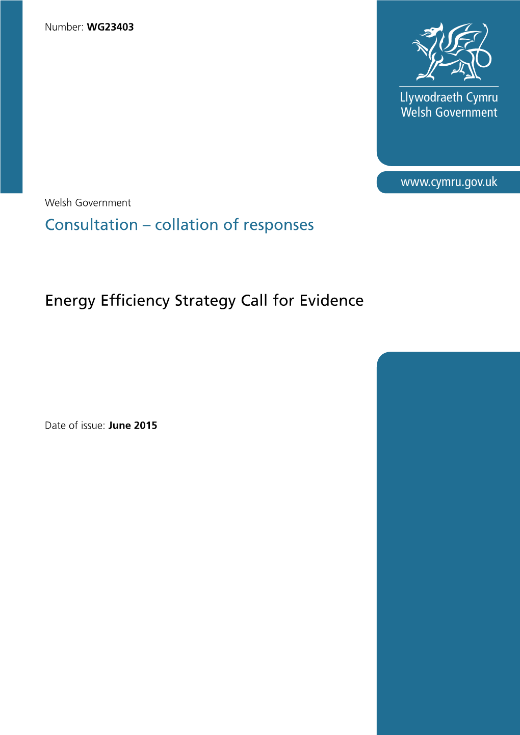 Publication of the Energy Efficiency Call for Evidence