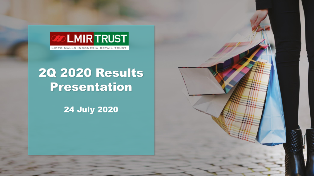 2Q 2020 Results Presentation