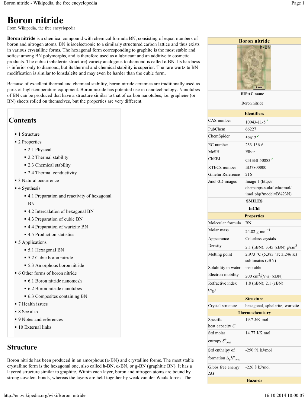 Boron Nitride - Wikipedia, the Free Encyclopedia Page 1