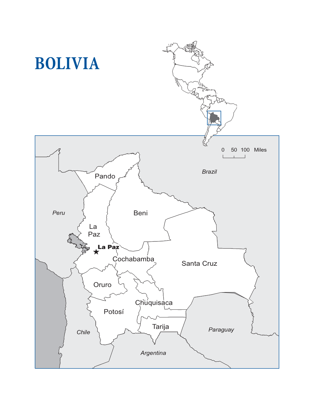 Bolivia Country Profile Health in the Americas 2007