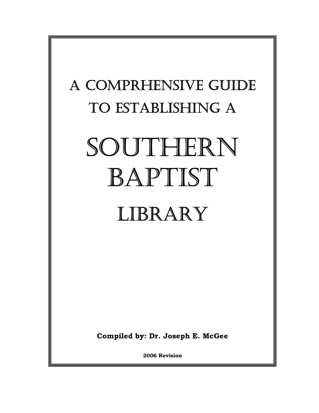 Southern Baptist Journal of Theology