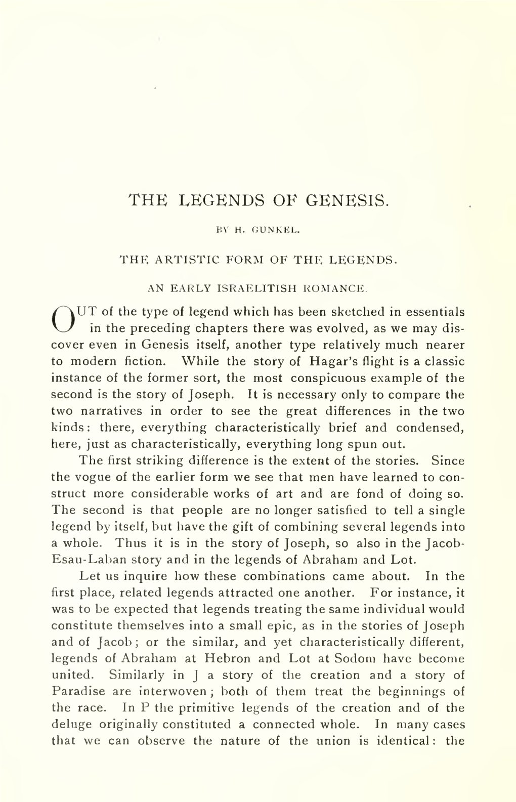 The Legends of Genesis