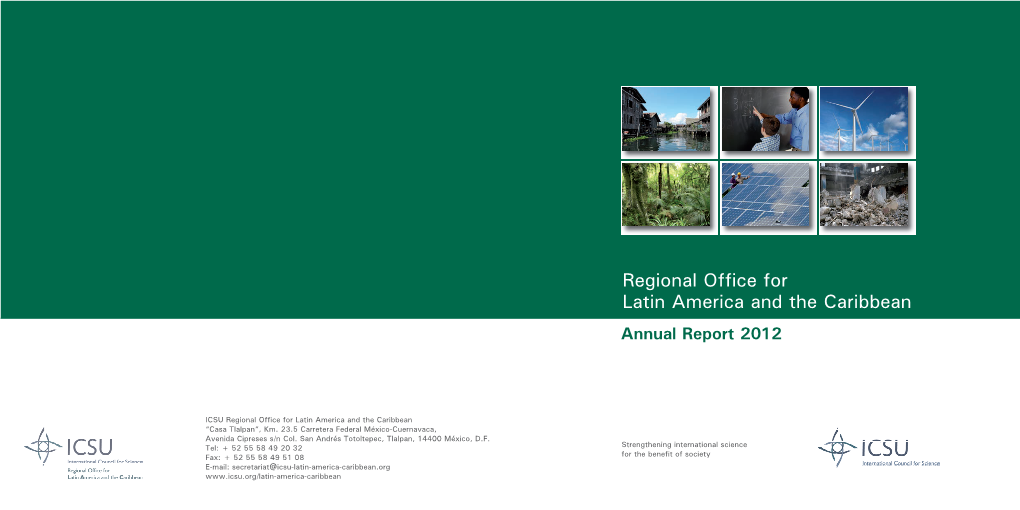 Regional Office for Latin America and the Caribbean Annual Report 2012