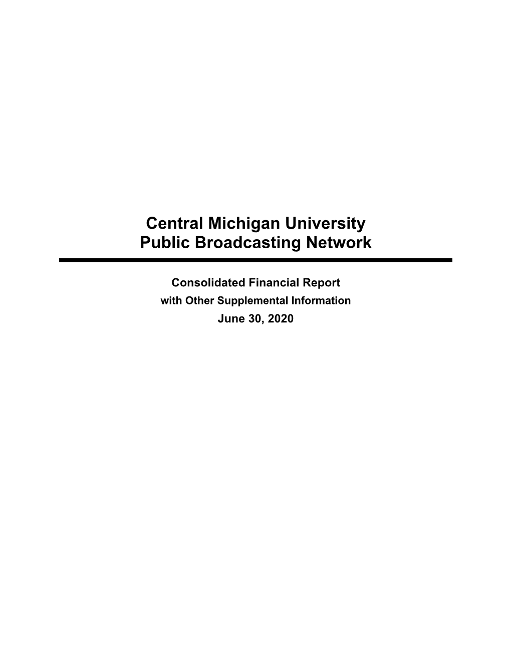 Central Michigan University Public Broadcasting Network