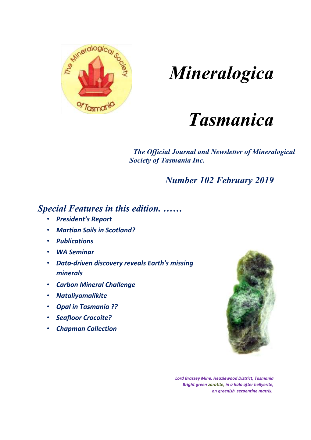 Mineralogica Tasmanica