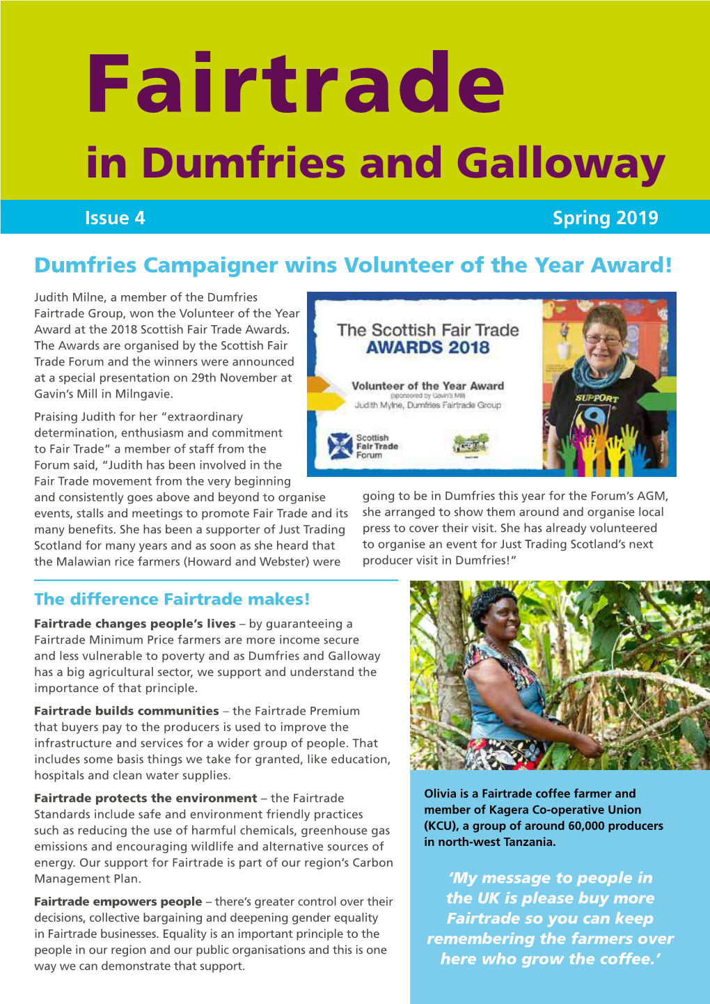 Fairtrade in Dumfries and Galloway