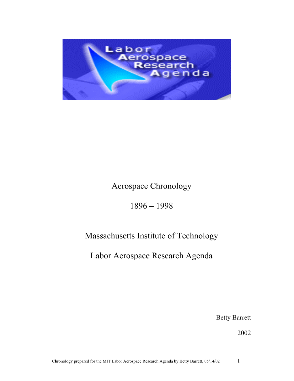 Download Aerospace Chronology