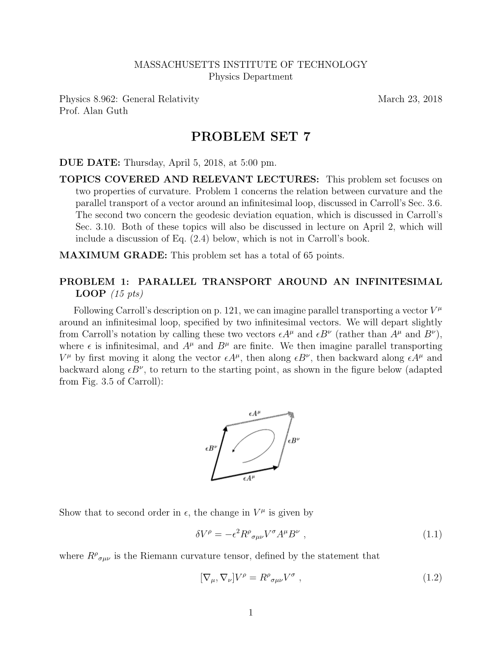 Problem Set 7