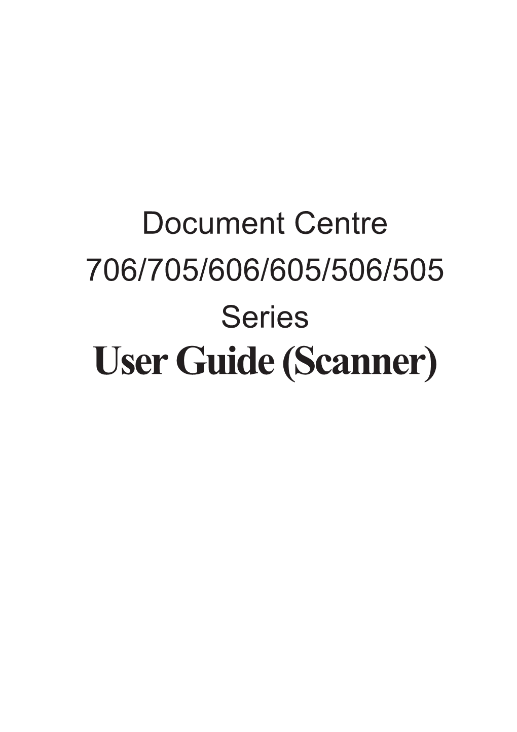 User Guide (Scanner) Adobe and Photoshop Are Trademarks of Adobe Systems Incorporated