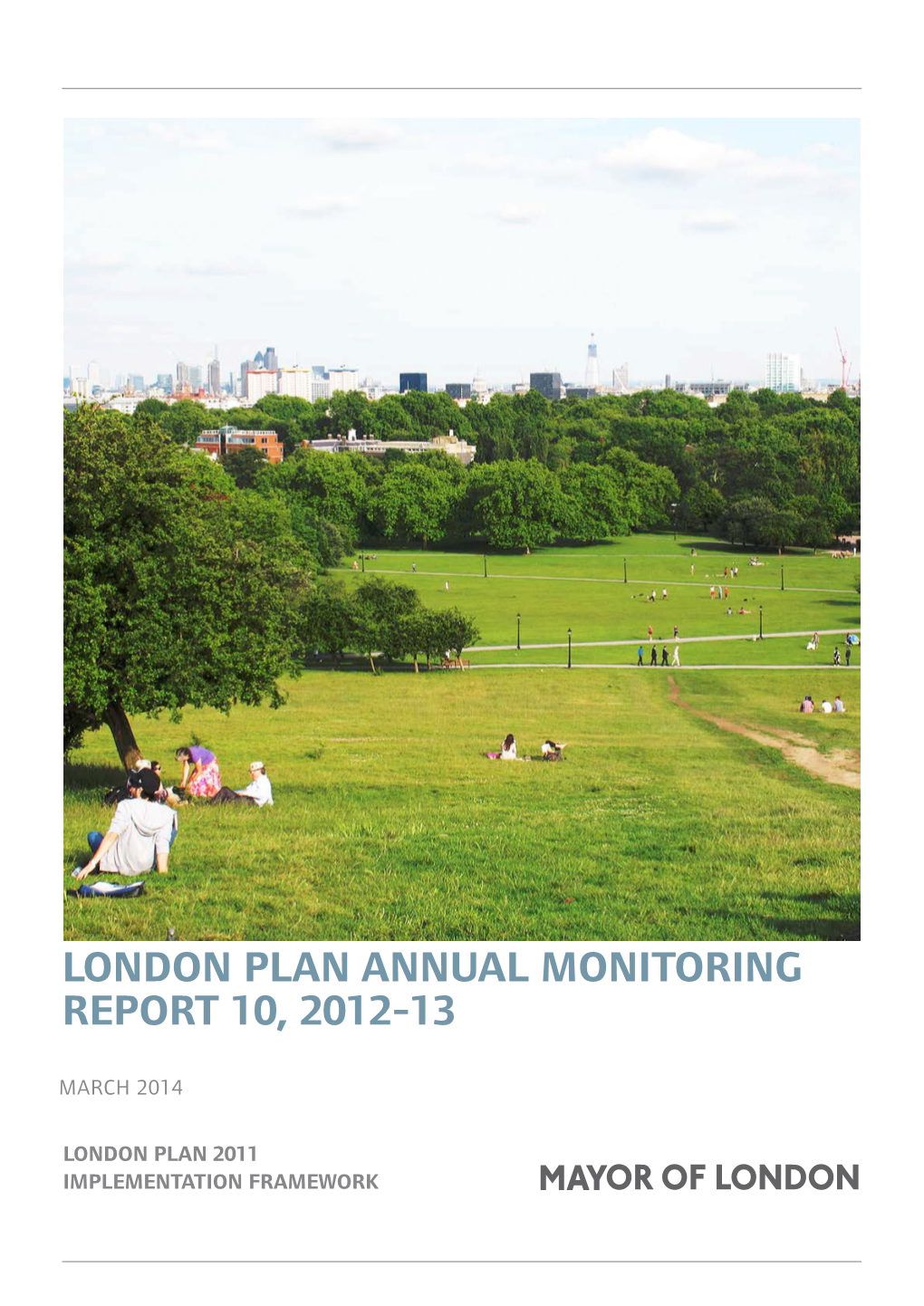 Annual Monitoring Report 10, 2012-13