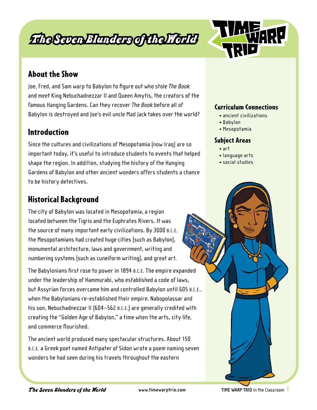 Ancient Babylon Adventure for Kids At