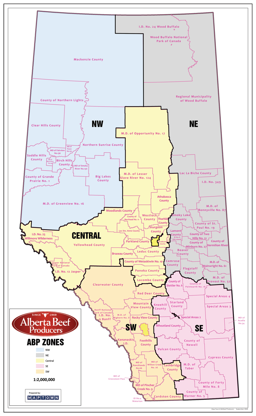 ABP Zone Map with Listings