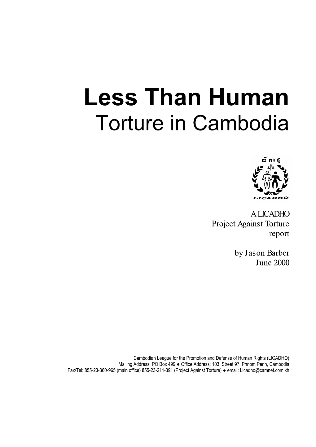 Torture in Cambodia
