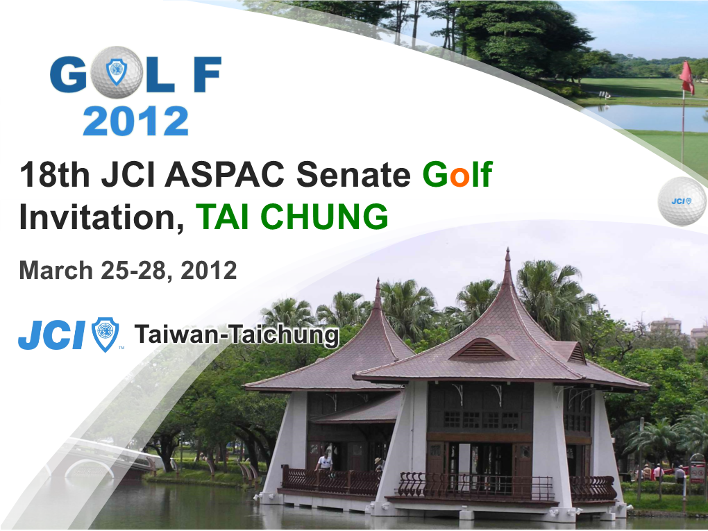 18Th JCI ASPAC Senate Golf Tournament