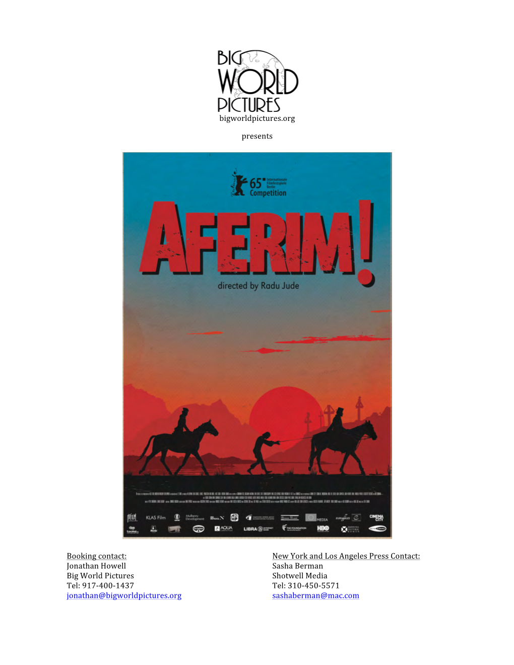 AFERIM! Press