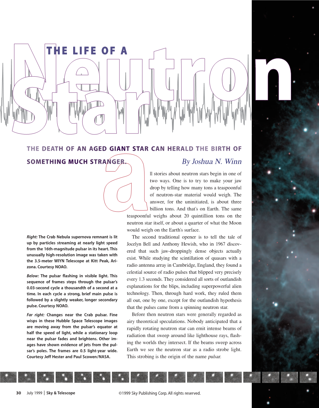 The Life of a Neutron Star