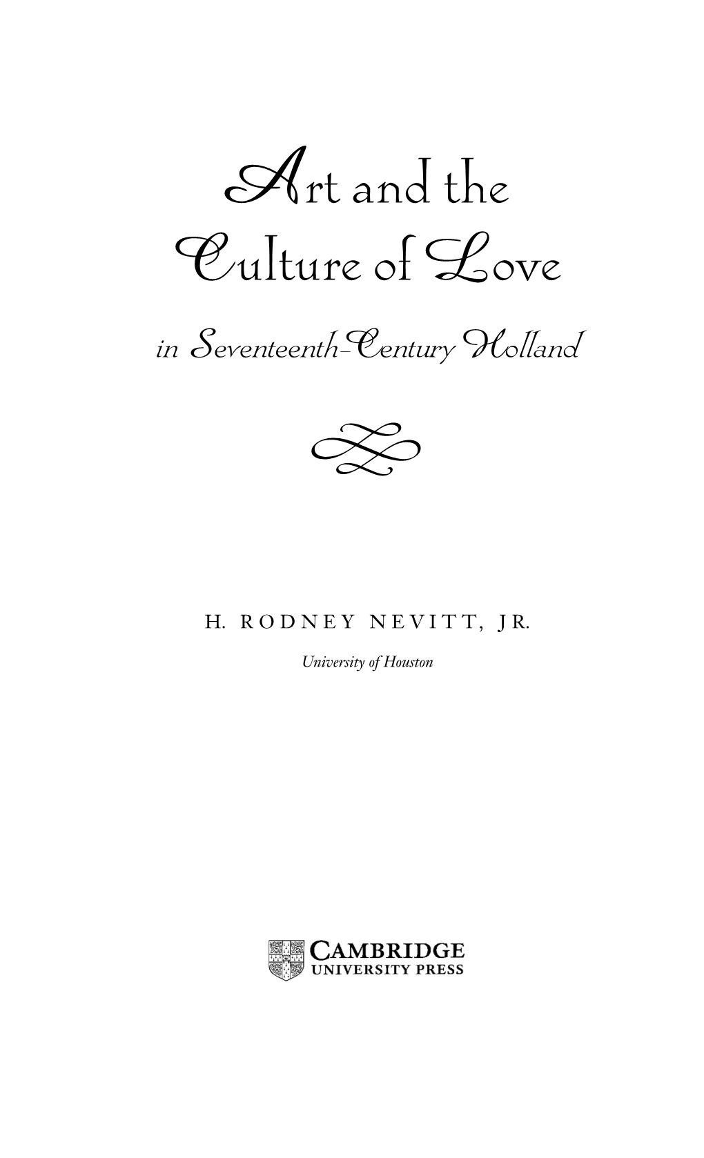 Art and the Culture Oflove