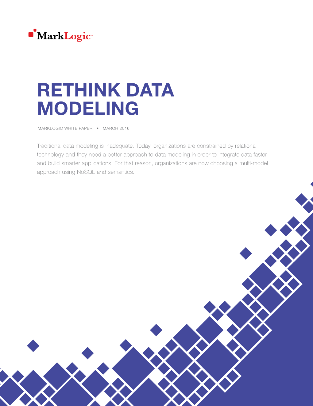 Rethink Data Modeling