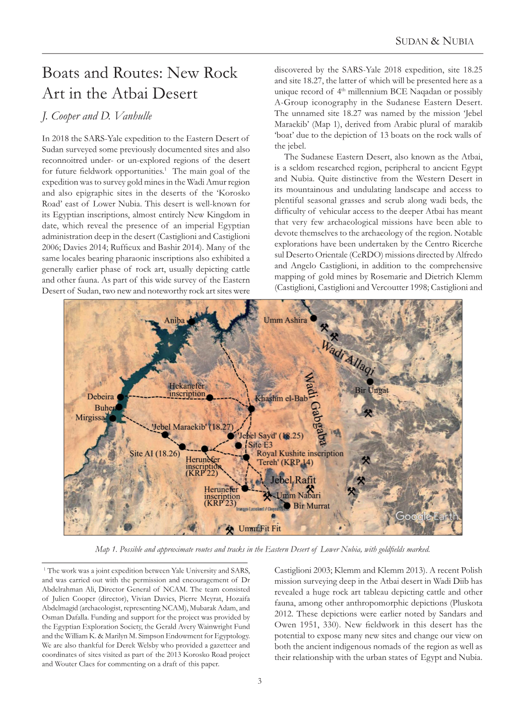 Boats and Routes: New Rock Art in the Atbai Desert