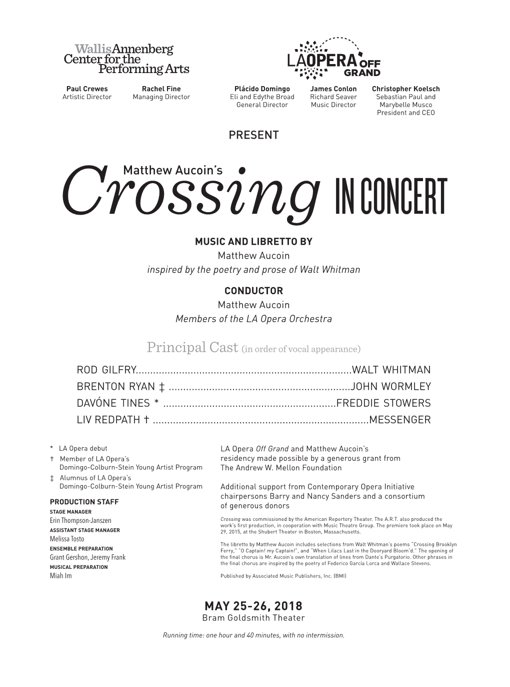 Crossingin CONCERT