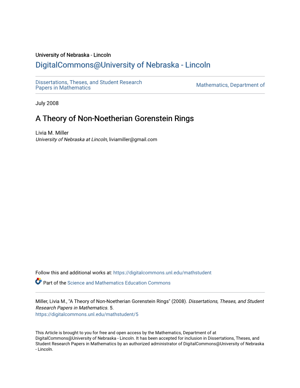 A Theory of Non-Noetherian Gorenstein Rings