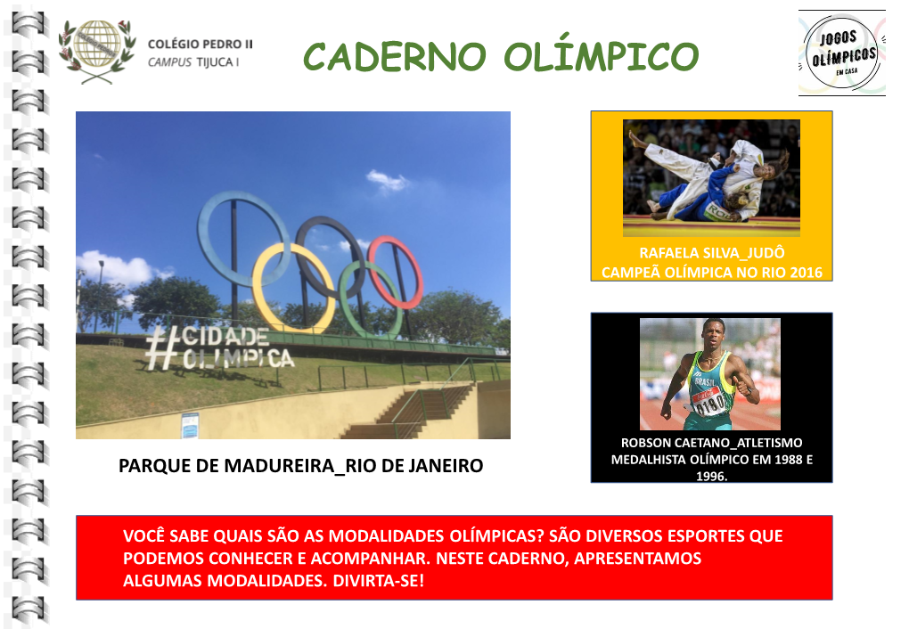 Caderno Olímpico