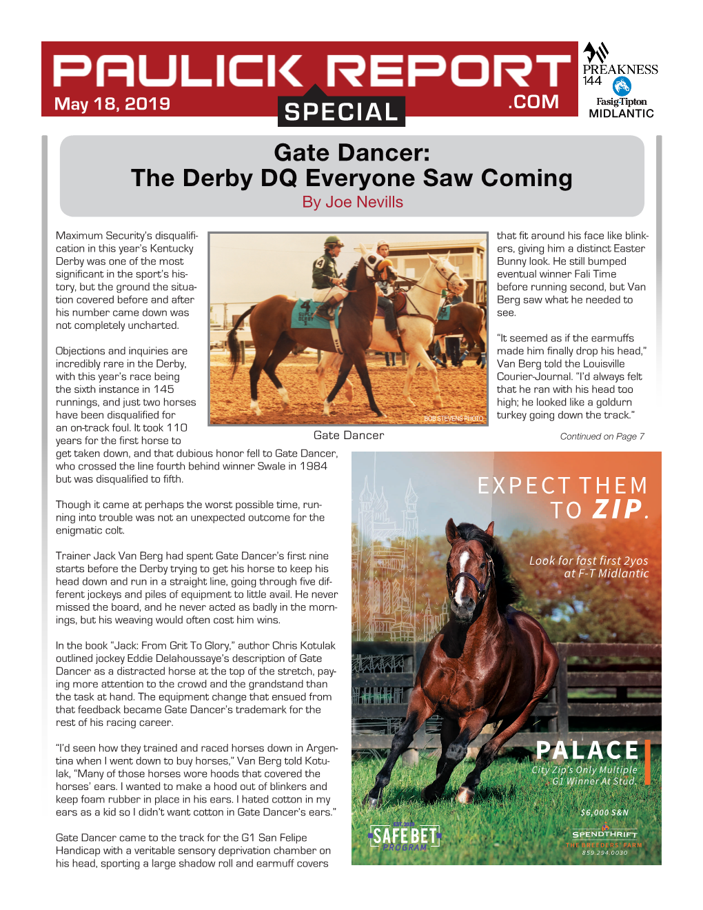 To Read This PR Special Fasig-Tipton Midlantic Edition