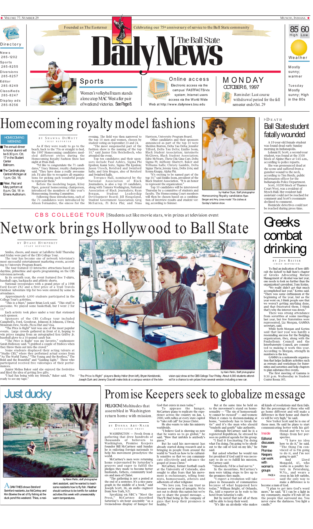 Network Brings Hollywood to Ball State