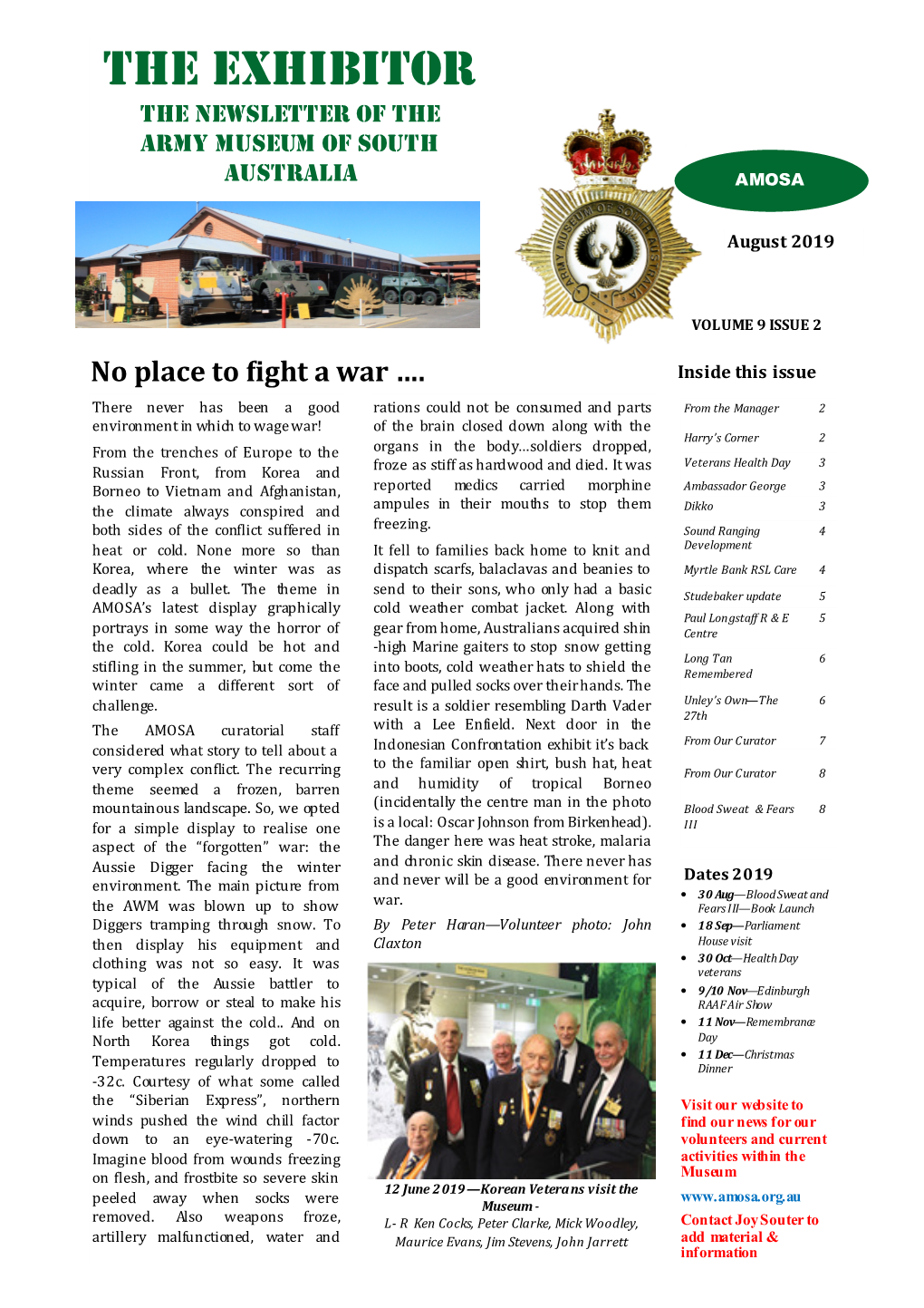 AMOSA August 2019 NEWSLETTER V1.1.Pub