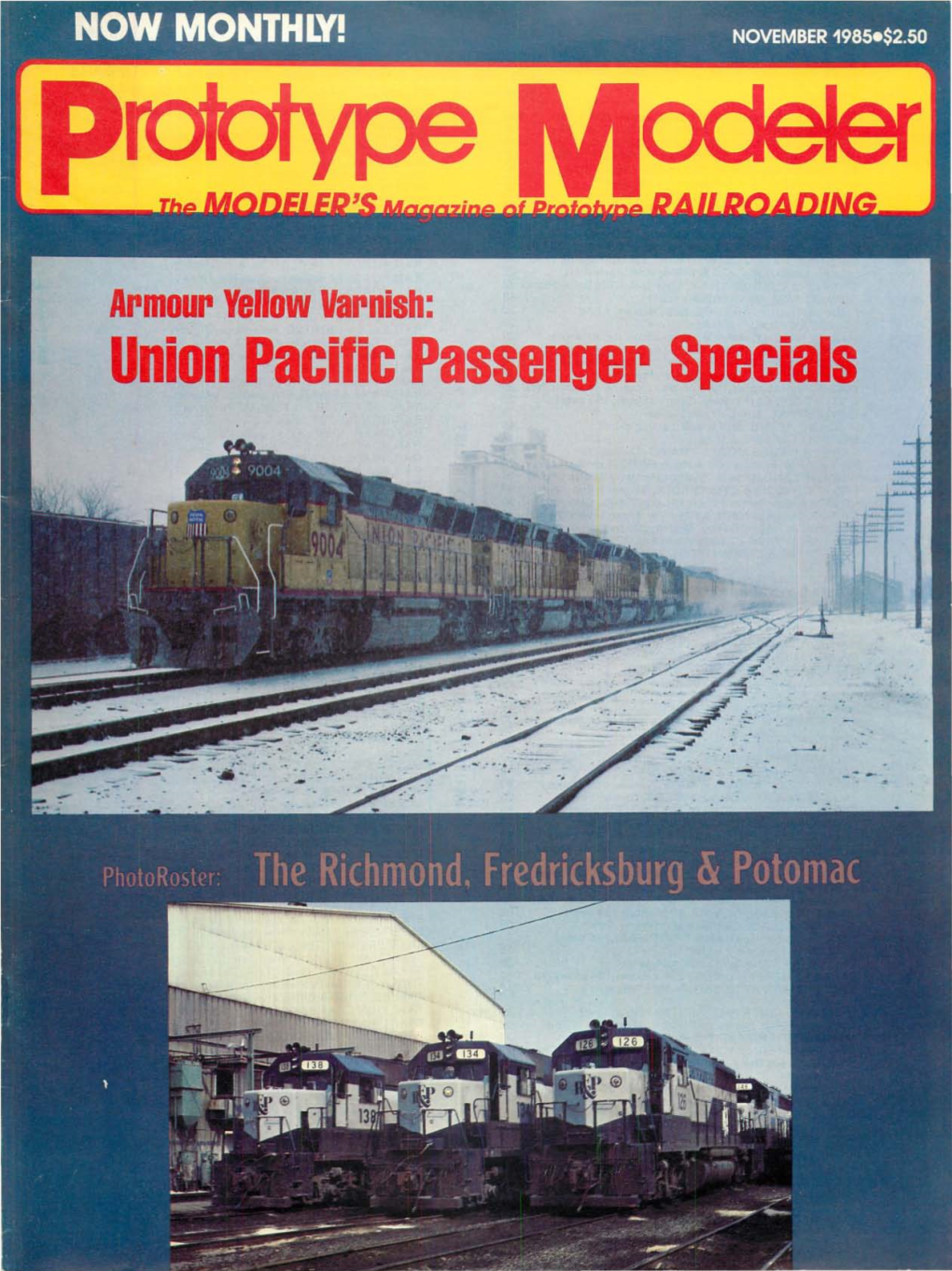 Union Pacific Passenger Specials
