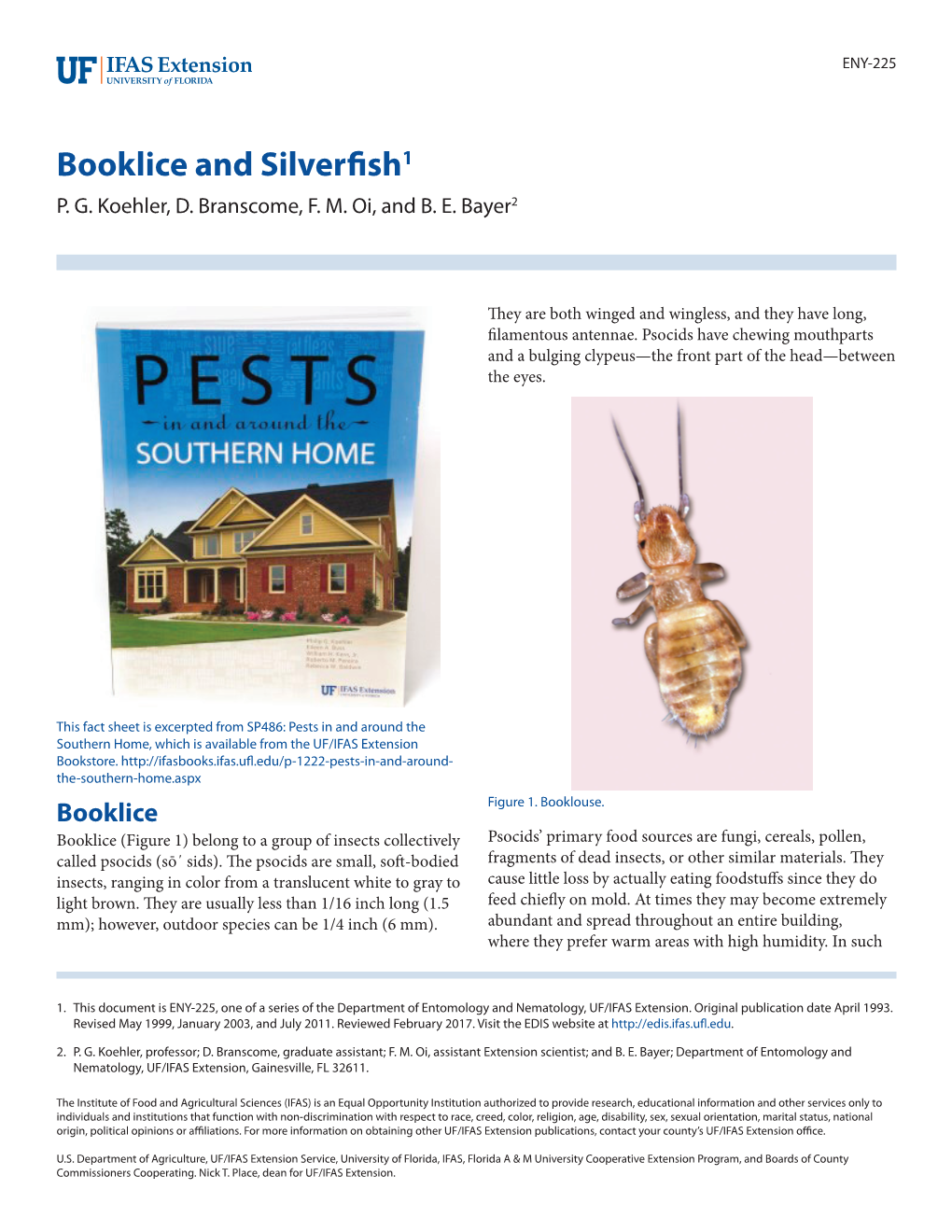 Booklice and Silverfish1 P