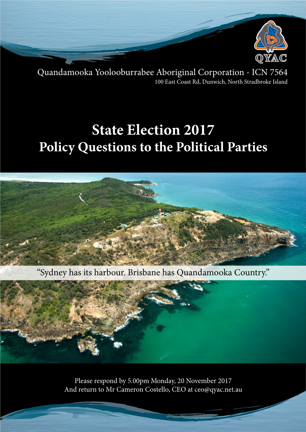 State Election 2017 Policy Questions to the Political Parties