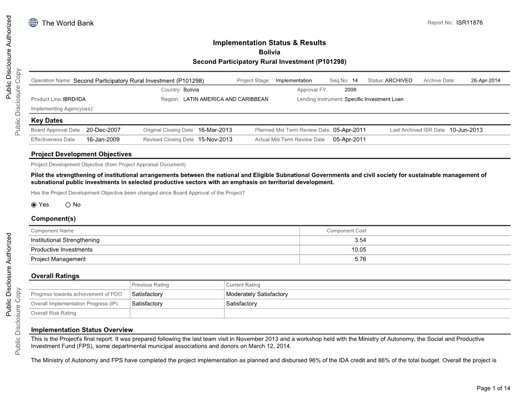 Implementation Status & Results