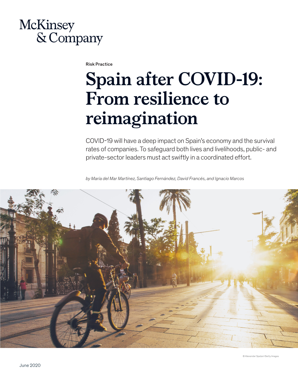 Spain After COVID-19: from Resilience to Reimagination