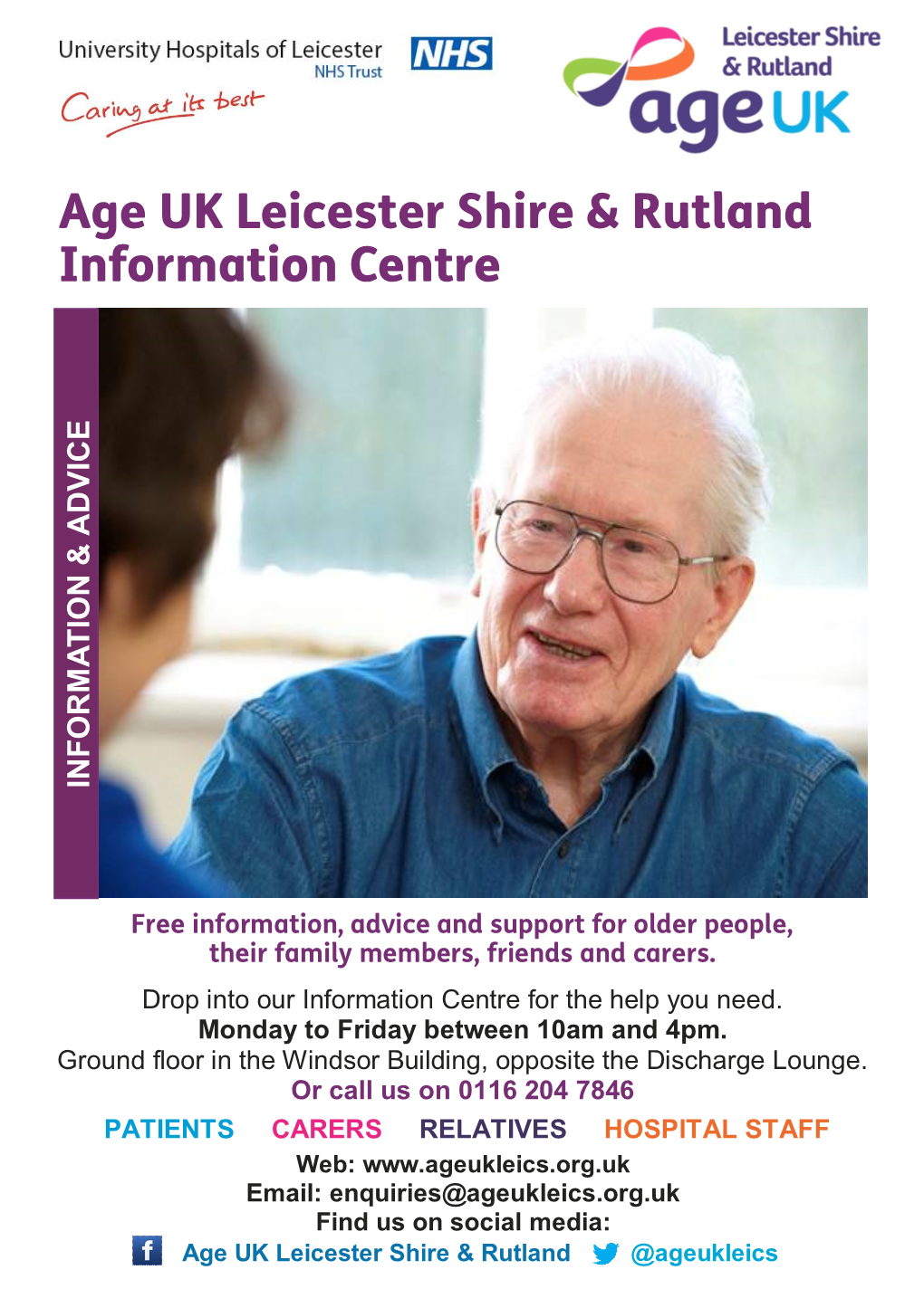 Age UK Leicester Shire & Rutland Information Centre