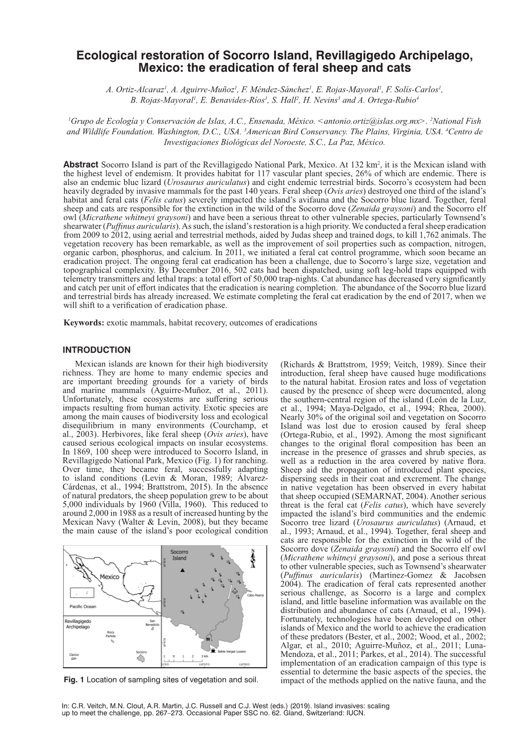 Ecological Restoration of Socorro Island, Revillagigedo Archipelago, Mexico: the Eradication of Feral Sheep and Cats