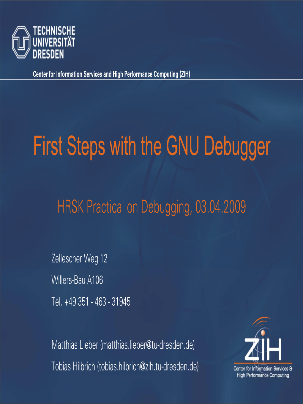 First Steps with the GNU Debugger