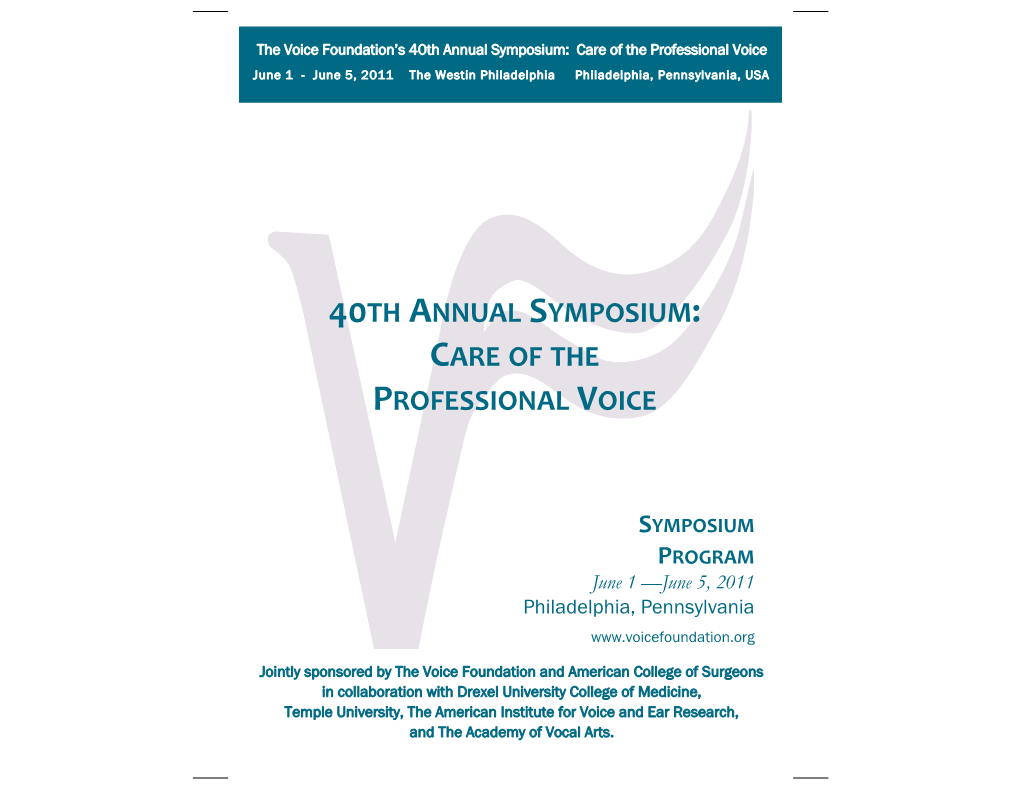 2011 Sypmposium Program Web