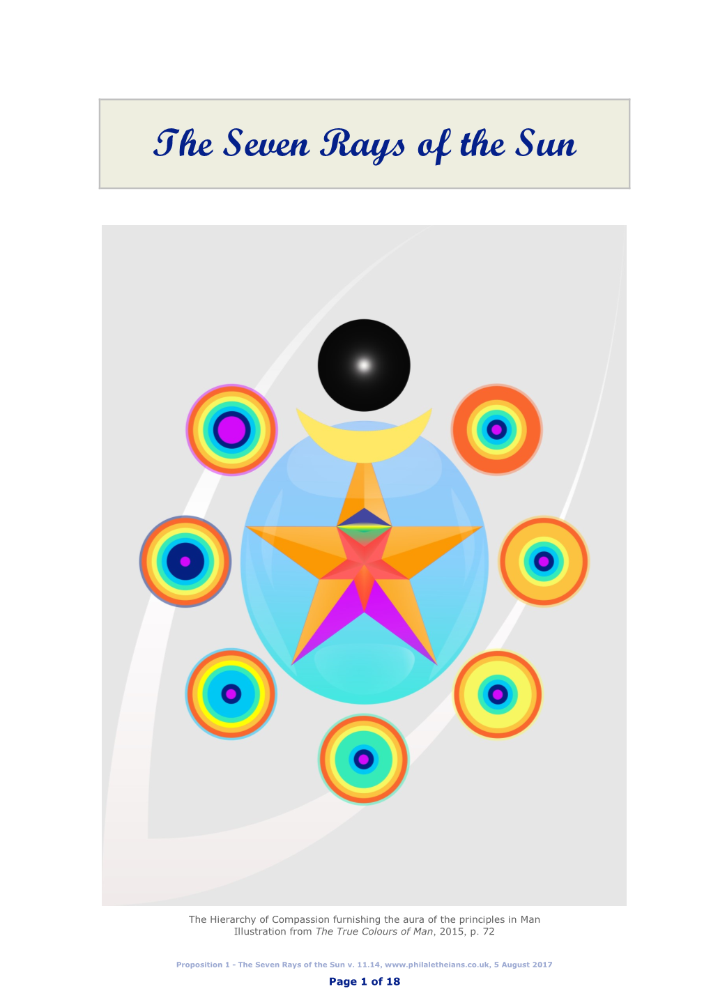 The Seven Rays of the Sun