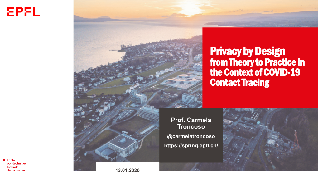 Privacy by Design from Theory to Practice in the Context of COVID-19 Contact Tracing