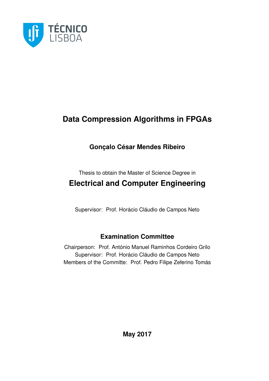 Data Compression Algorithms in Fpgas