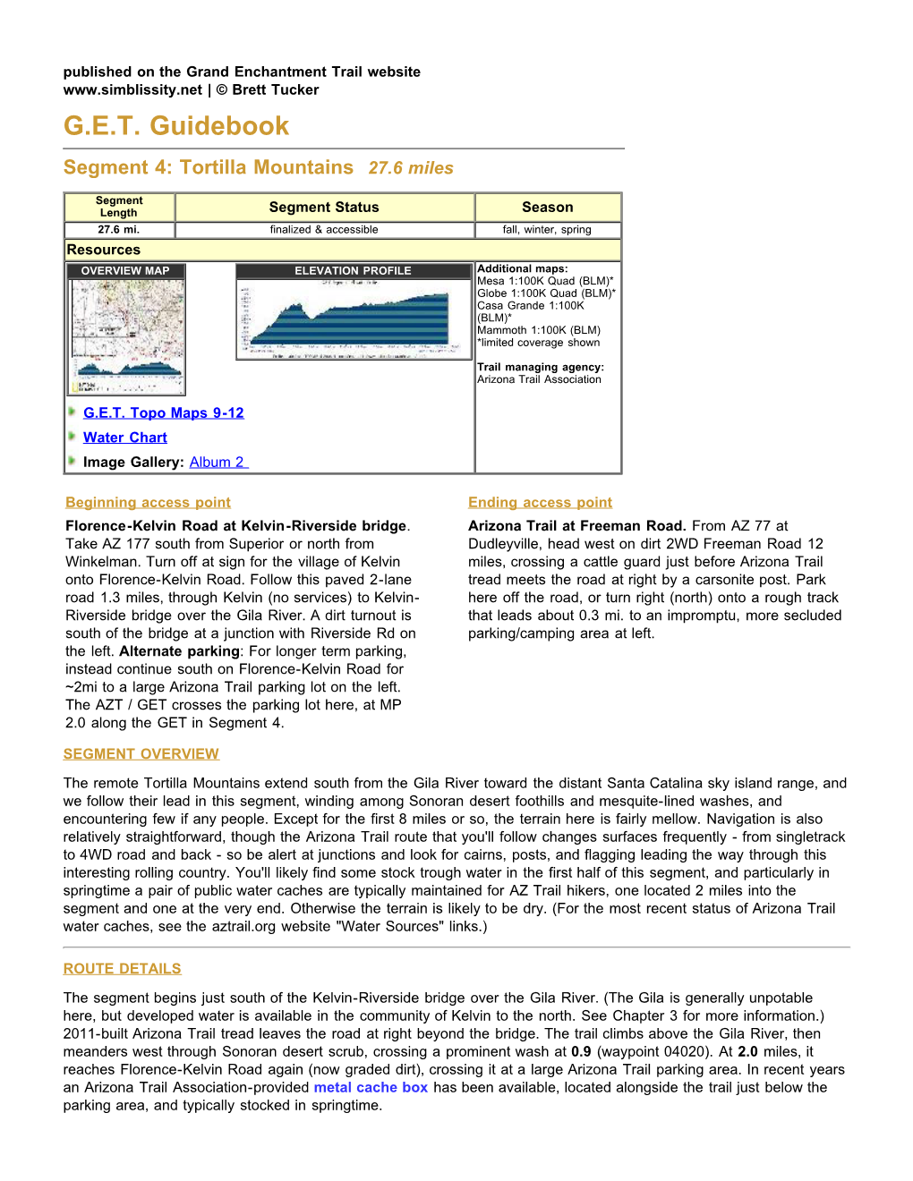 Grand Enchantment Trail Guide