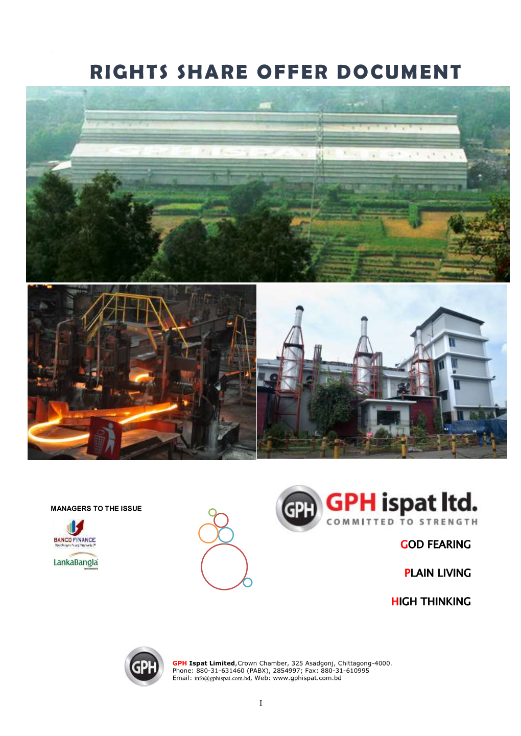 GPH Ispat Limited, Crown Chamber, 325 Asadgonj, Chittagong-4000